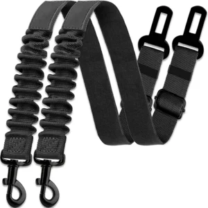 Car Seat Belt Pet Adjustable Cat Dog Car Seat Vehicle Dog Harness Lead Clip Safety Lever Traction Dog Collars Dog Accessoires